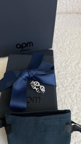 خاتم apm فضي مع ملحقاته