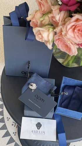 خاتم apm فضي مع ملحقاته