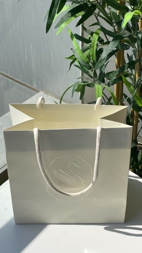 كيس سواروفسكي ابيض كبير