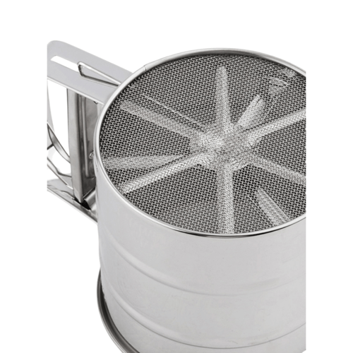 منخل بشبكة من الإستانلس إستيل للدقيق والسكر البودر...