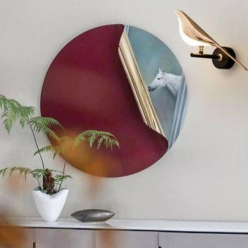 مصباح حائط LED على شكل طائر ذهبي 3001-1w