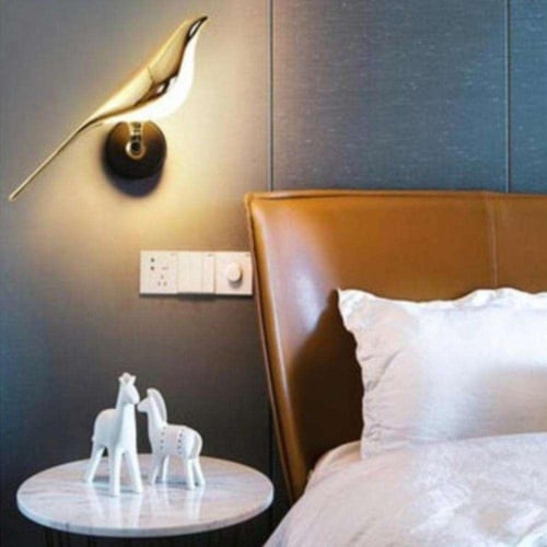 مصباح حائط LED على شكل طائر ذهبي 3001-1w