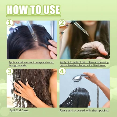 3 عبوات زيت مقوي لفروة الرأس والشعر بخلاصة اكليل ا...