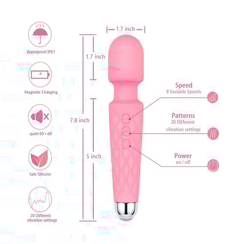 عصا تدليك العضلات السحرية متعددة السرعة 02