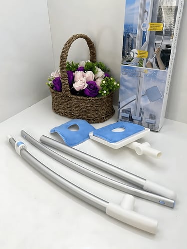 ممسحة زجاج منحنية لمسح الزجاج من الداخل والخارج