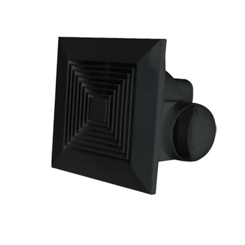 شفاط سقف أسود AH مقاس 25 سم