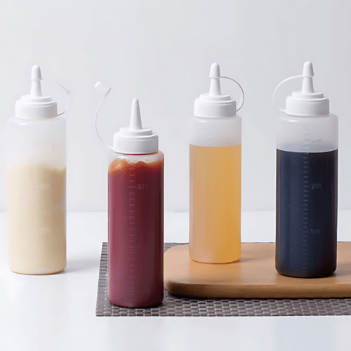 عبوتين ضغط بلاستيكية للكاتشب أو الخردل والسوائل ال...