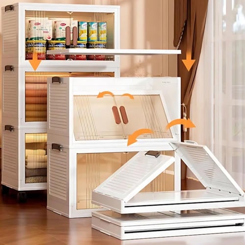 طبقات درج تخزين بلاستيك متعددة الطبقات قابلة للطي