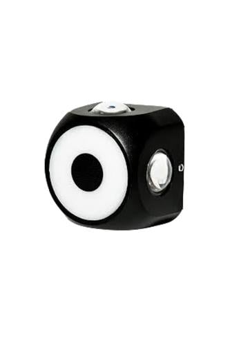 ابليك جداري خارجي بلون اسود اضاءة صفراء 7 واط من A...