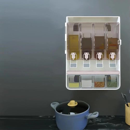 موزع المطبخ الذكي – 4 في 1 لتنظيم السوائل و البهار...