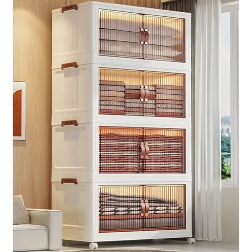 طبقات درج تخزين بلاستيك متعددة الطبقات قابلة للطي