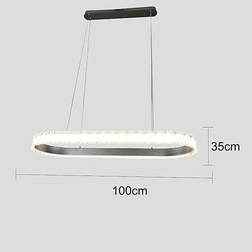 نجف مودرن فضي لون الانارة 3 اضاءات