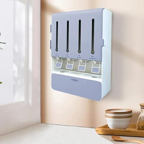 موزع المطبخ الذكي – 4 في 1 لتنظيم السوائل و البهار...