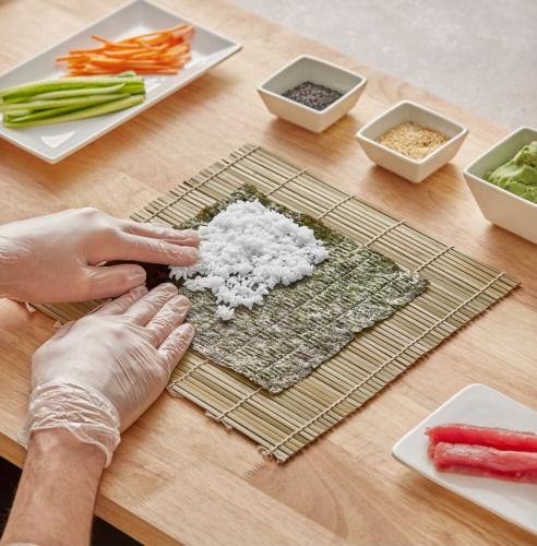 حصير الخيزران لصنع السوشي مقاس 27 سم