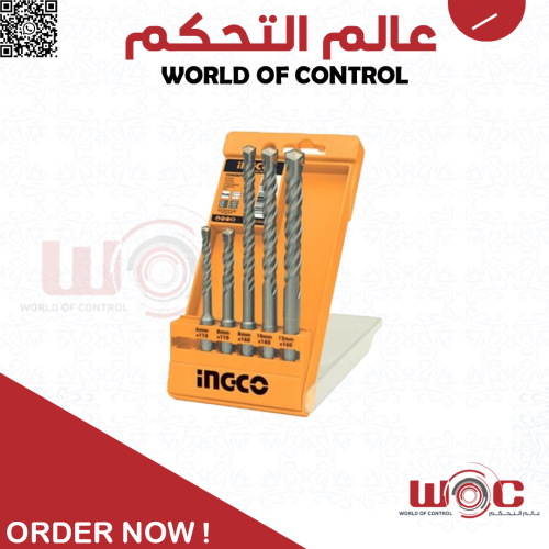 INGCO - طقم ريش اس دي اس 5 قطع، AKD2052