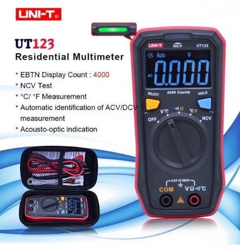 UNI-T مقياس رقمي متعدد الوظائف UT123T