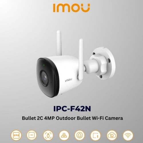 كاميرا IMOU Bullet 2C IPC-F42P بتقنية الواي فاي -...