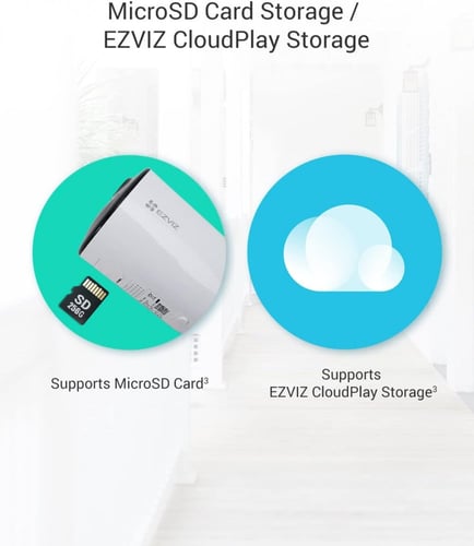 كاميرا أمان EZVIZ CB3 مزودة ببطارية، كاميرا واي فا...