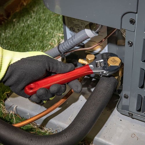 مفتاح ربط قابل لتعديل 8 بوصة أحمر