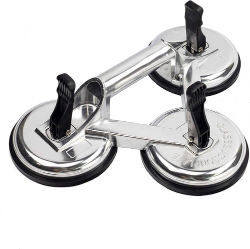 حامل زجاج فضي 3 رجل