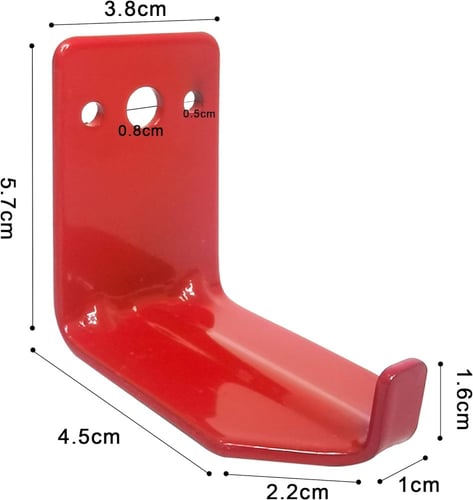 حامل حائط للطفايات - عدد 4