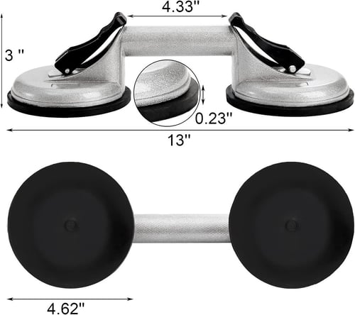 حامل زجاج فضي 2 رجل