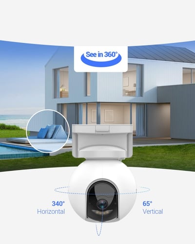 EZVIZ HB8، وهي كاميرا خارجية بتقنية WiFi بجودة 2K+...