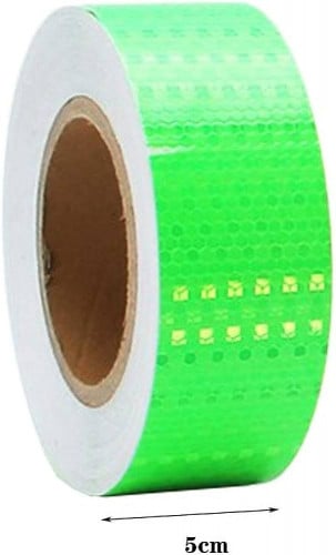 شريط عاكس - أخضر ، موديل 11 ، 2 بوصة ، 25 متر