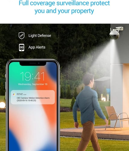 "كاميرا أمان لاسلكية داخلية/خارجية Ezviz C8C بجودة...
