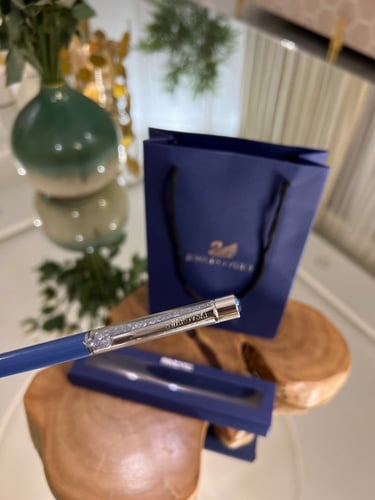 قلم سوارفسكي ازرق