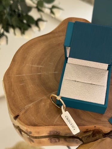 خاتم فضه من فايندرا اصلي 100٪