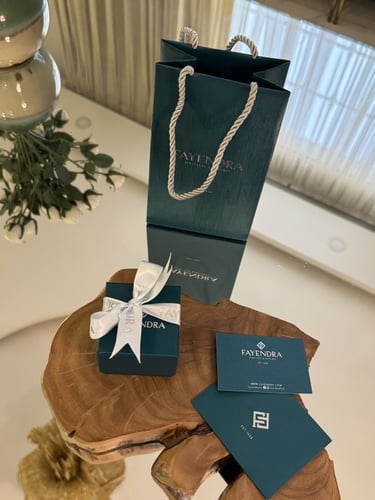 خاتم فضه من فايندرا اصلي 100٪