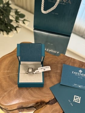 خاتم رجالي فضه من فايندرا اصلي 100٪