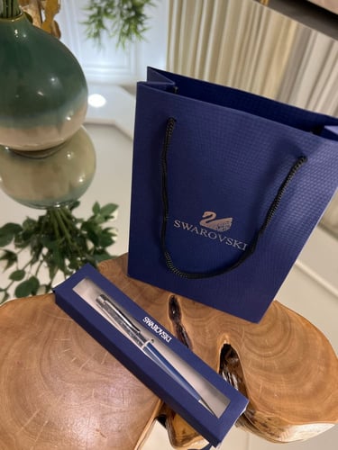 قلم سوارفسكي ازرق