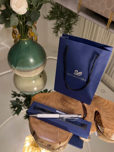 قلم سوارفسكي ابيض