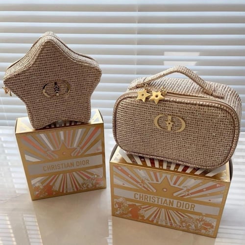 Dior limited edition star makeup bag