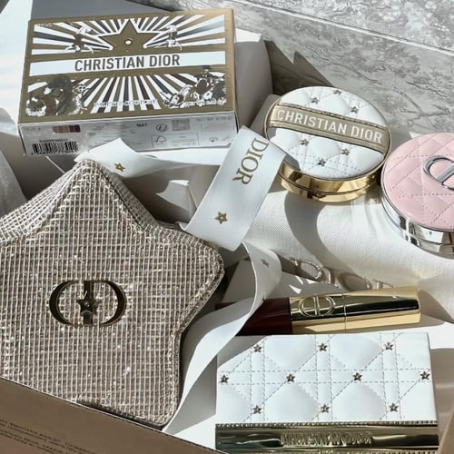 Dior limited edition star makeup bag