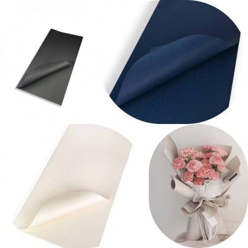 تغليف باقات ورد اللون كاتم بلاستك