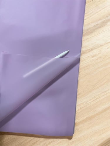 ورق تغليف باقة بلاستك ساده الوان