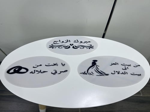 عبارة باقة الورد اكريلك