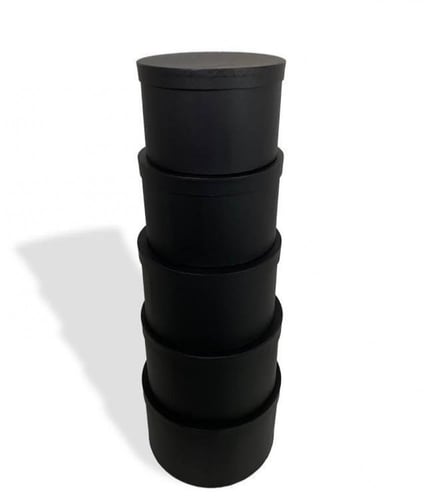 علب بوكسات كرتون دائري 10 قطع