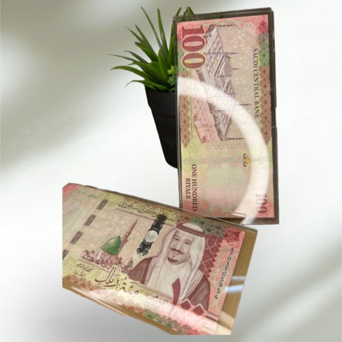 حامل نقود اكريلك شفاف سادة - الربطة 12 حبه