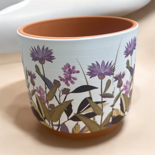 فازات مركن سراميك داخلي بني اشكال