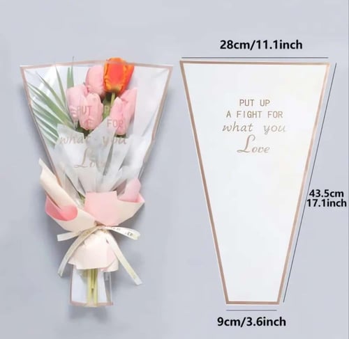 تغليف جاهز باقة ورد الصغيرة 50 قطعه