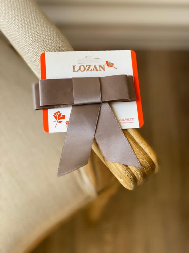 إكسسوار شعر ( شريطة ساتان أنيقه بِلون البُنيِ النا...