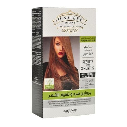 فرد شعر بروتين فرد وتنعيم الشعر مع زيت الارجان (عر...