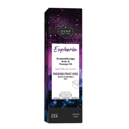 زيت مساج الجسم برائحة الباشون فروت من دكتور هيمب -...