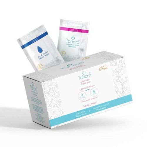 مناديل نسائية للسفر من طهاره - 20قطعة
