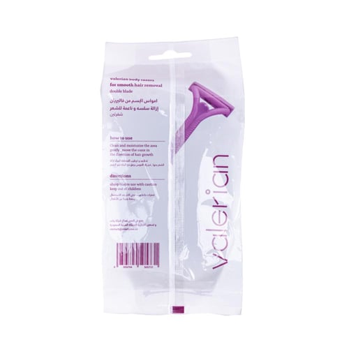 امواس حلاقه نسائيه للجسم من فاليرين - 6قطعة