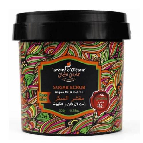 مقشر السكر بزيت الارغان والقهوة من جاردن اوليان -...